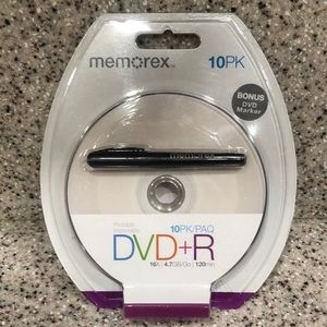 🆕 Memorex 10pk